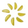 ARNAS 4 PCs PACK OF YELLOW GEOMETRIC MOTIVE CHEMICAL BEADS