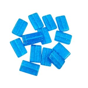 ARNAS 6 PCs PACK OF DARK SKY BLUE GEOMETRIC MOTIVE CHEMICAL BEADS