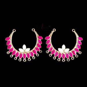 MEENAP0209/0210/0211- ARNAS 2 PCs PACK OF DESIGNER MEENAKARI SILVER PALTED OXIDIZED PENDANT