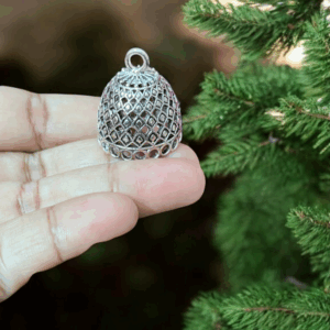 JHUMKAs0045- 3 PAIRS PACK OF GERMAN SILVER | OXIDIZED SILVER JHUMKIES FOR EARRING MAKING