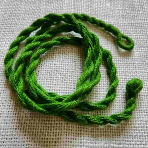 LONGDORI06- ARNAS 2PCS PACK OF 6MM THICK 32-34″ LONG ADJUSTABLE GREEN COTTON ROPE | NECKLACE DORI FOR JEWELLERY MAKING
