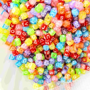PLASTICBEADS0071- 10MM MIX COLOR CUBE SHAPED PLASTIC BEADS FOR JEWELLERY MAKING – 20 GRAMS PACK
