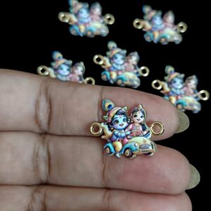 ECHARMS0222 ARNAS RADHA KRISHNA INSPIRED BEAUTIFUL CHARMS FOR RAKHI MAKING | BRACELET MAKING | JEWELRY MAKING