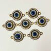 ECHARMS0241 ARNAS BIG SIZE MOSS GREEN EVIL EYE CHARMS FOR RAKHI MAKING | BRACELET MAKING | JEWELRY MAKING