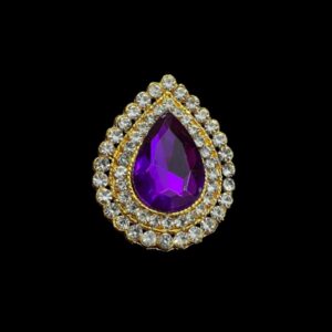 KUNDAN0221 ARNAS 1 PCS PACK OF 4.5 X 3.5 CM DROP SHAPE BIG SIZE KUNDAN FOR JEWELLERY MAKING| AARI WORK