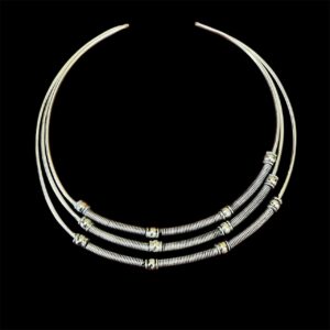 HASLI001 ARNAS METAL HASLI TRADITIONAL STYLISH HASLI NECKLACE FOR NAVRATRI JEWELRY | FASHION WEAR | JEWELRY MAKING