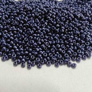 SBEADS0043 ARNAS DARK INDIGO COLOR 11/0 SIZE GLASS OPAQUE | SEED BEADS(20-40 GM)